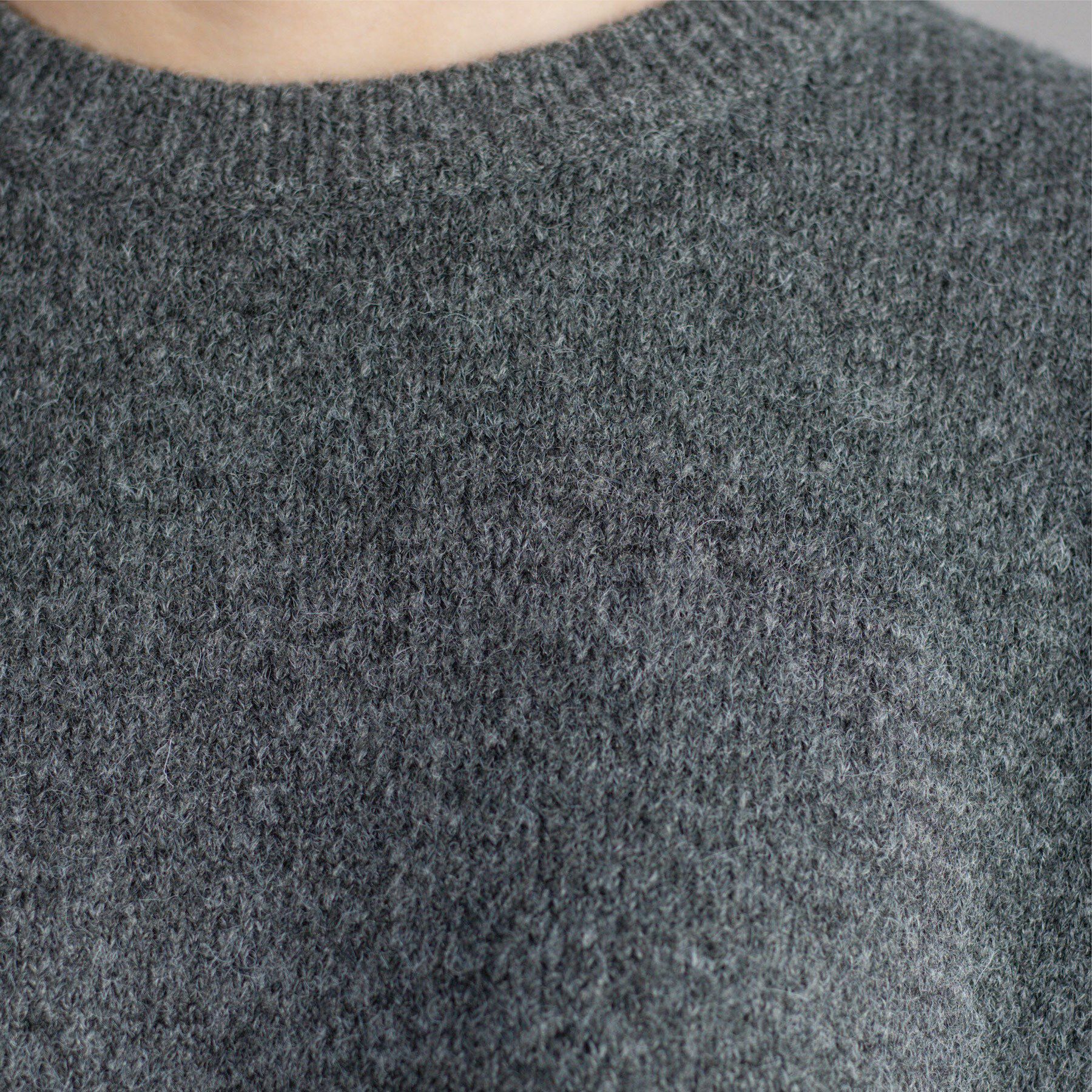 OPAQUE.CLIP「配色ラインクルーネックニット」|ニット・セーター|