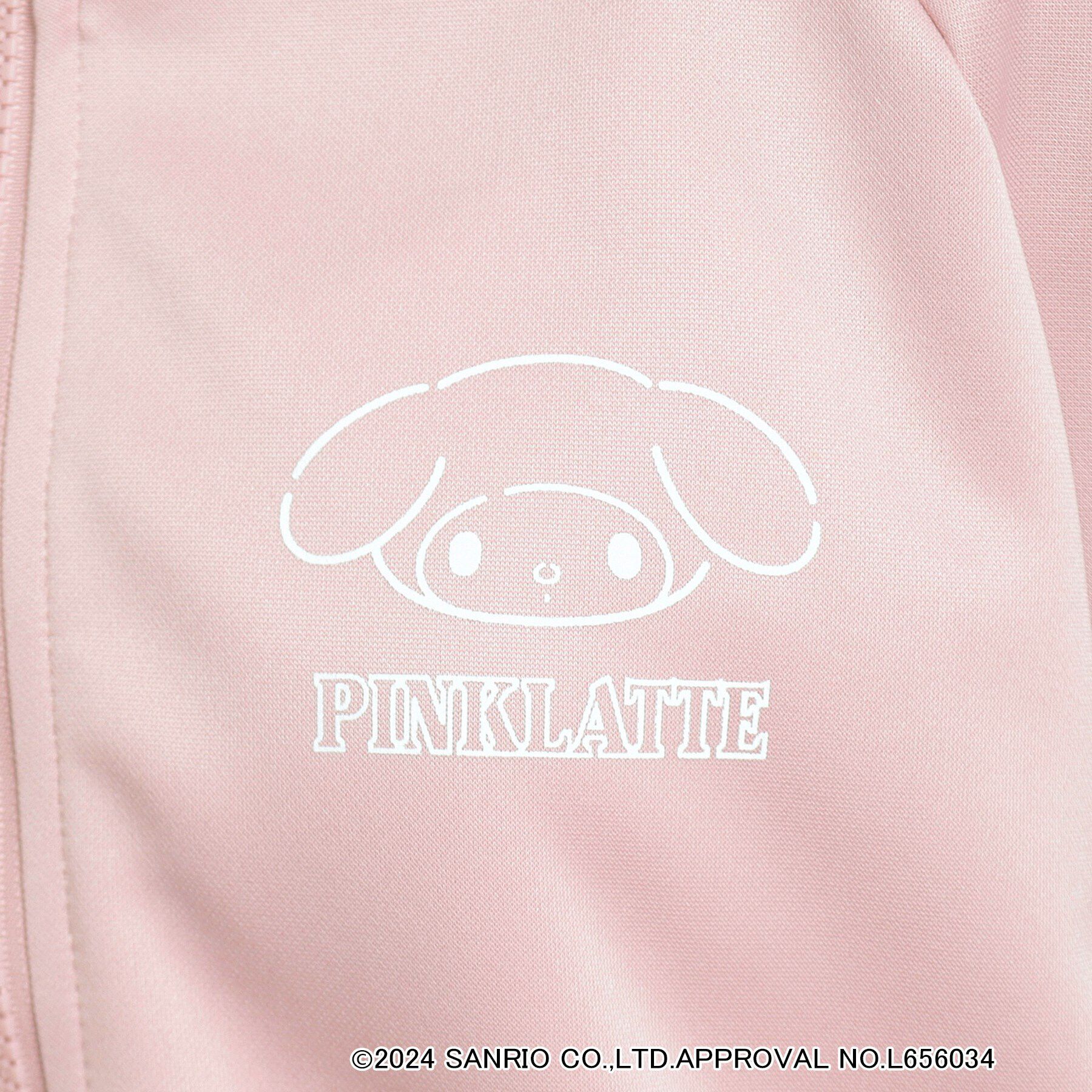 PINK-latte「【サンリオキャラクターズコラボ】ショート丈ジャケット」|ブルゾン・スタジャン|