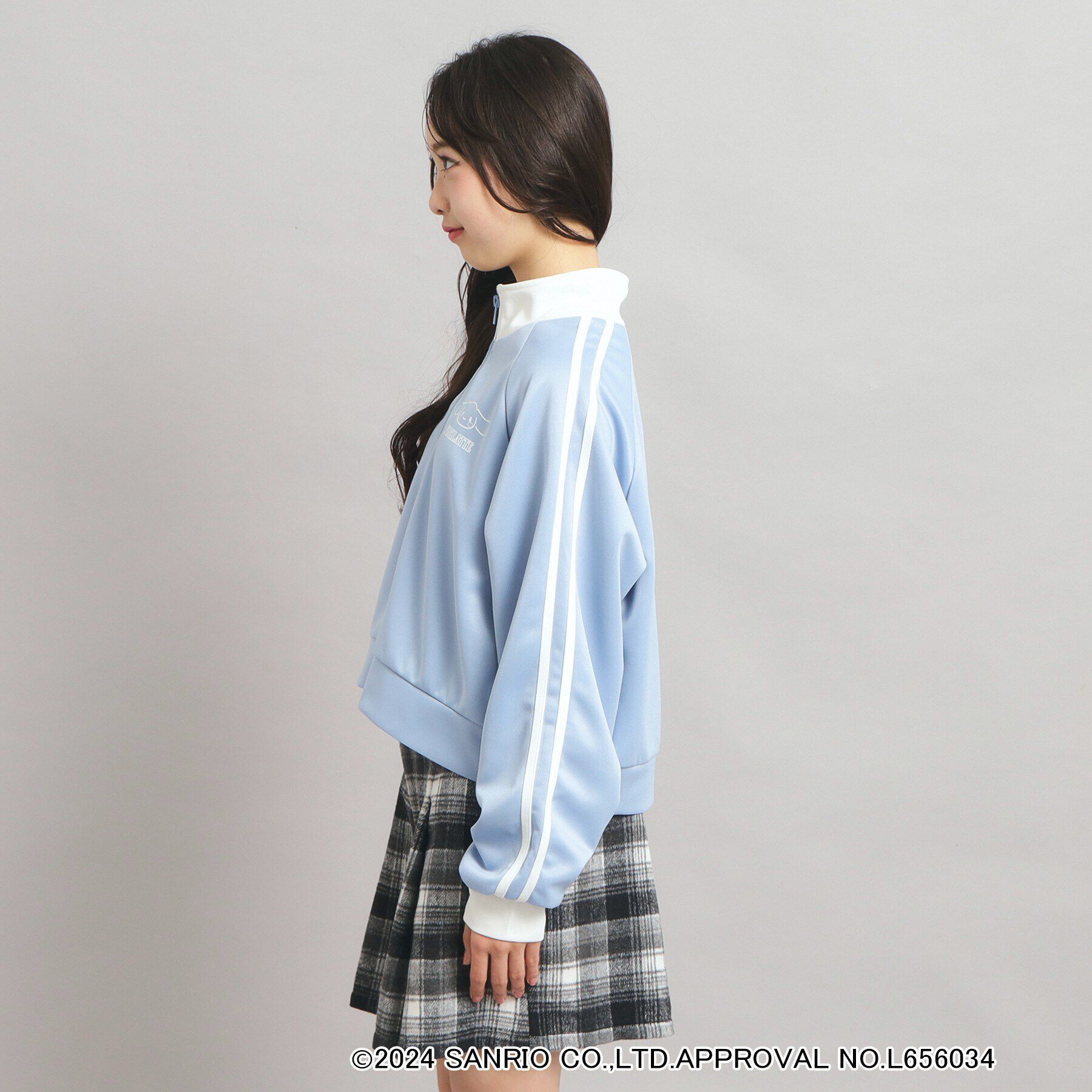 PINK-latte「【サンリオキャラクターズコラボ】ショート丈ジャケット」|ブルゾン・スタジャン|