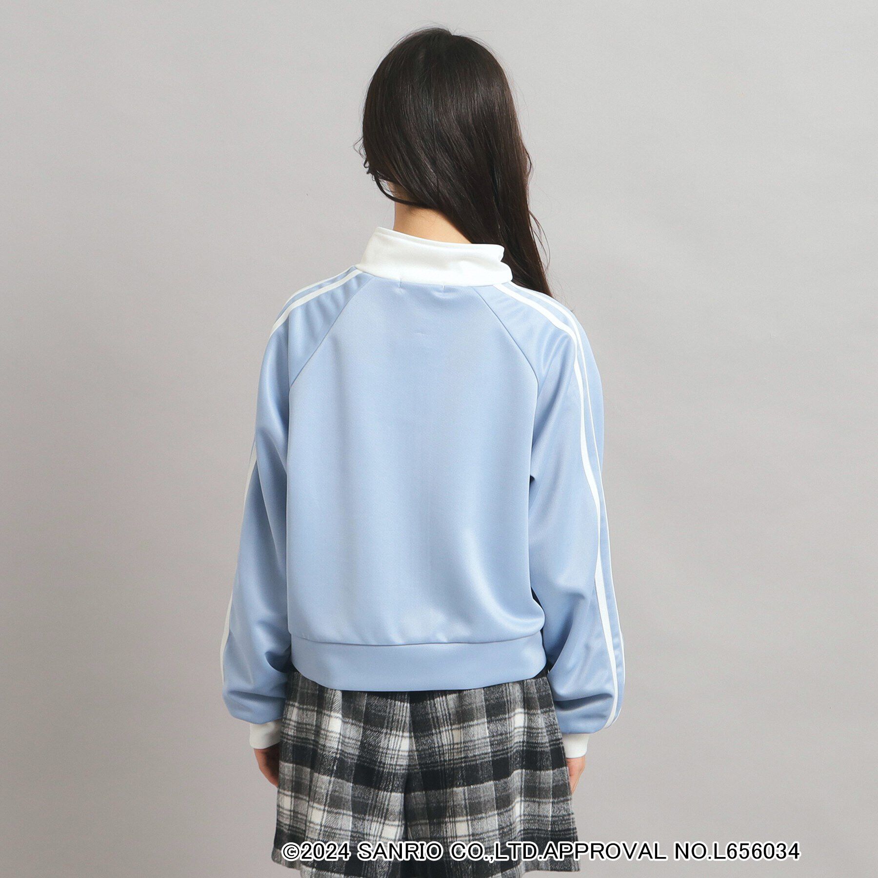 PINK-latte「【サンリオキャラクターズコラボ】ショート丈ジャケット」|ブルゾン・スタジャン|