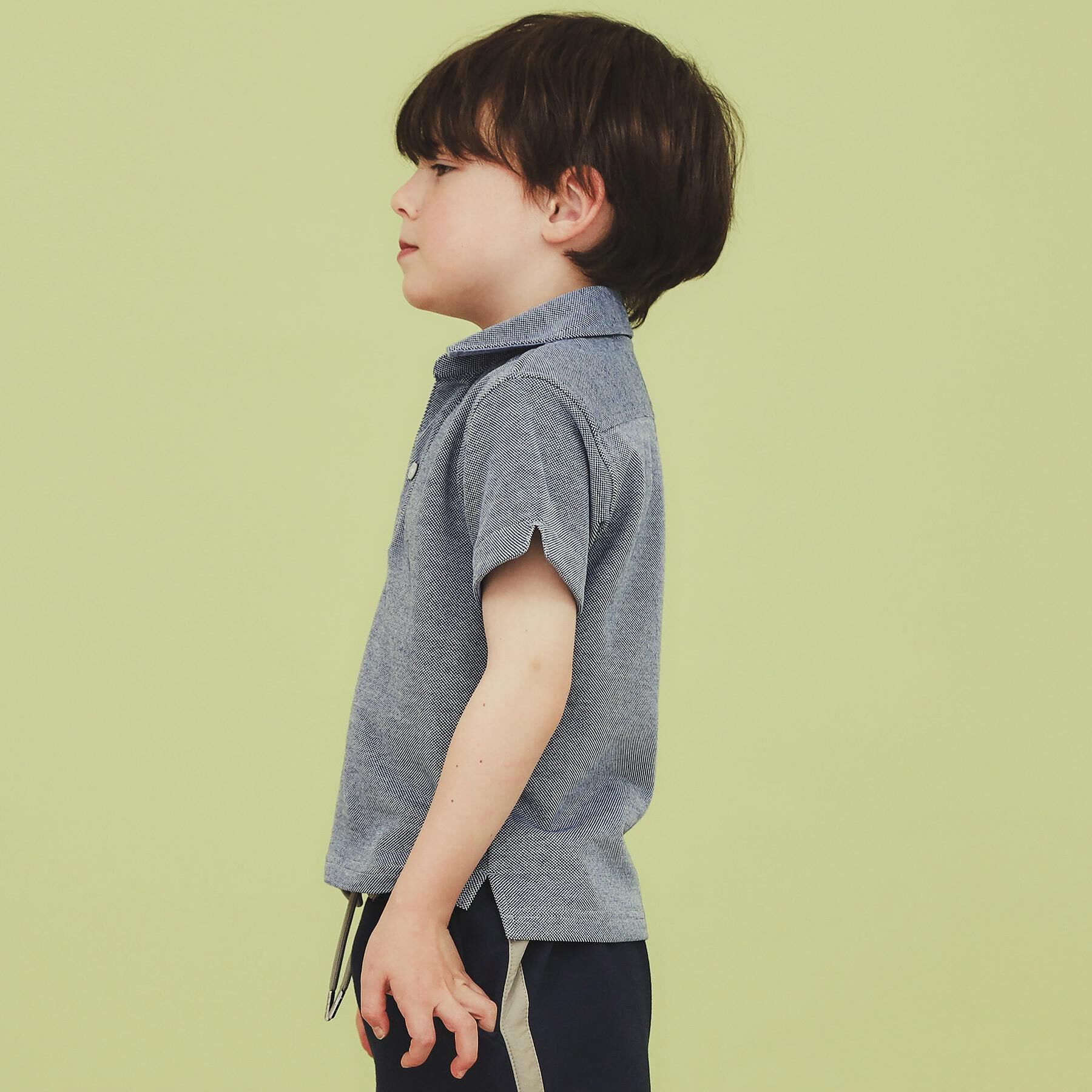 THE SHOP TK「【110-150】カノコポロシャツ/洗濯機OK・パパとおそろい」|Tシャツ・カットソー|