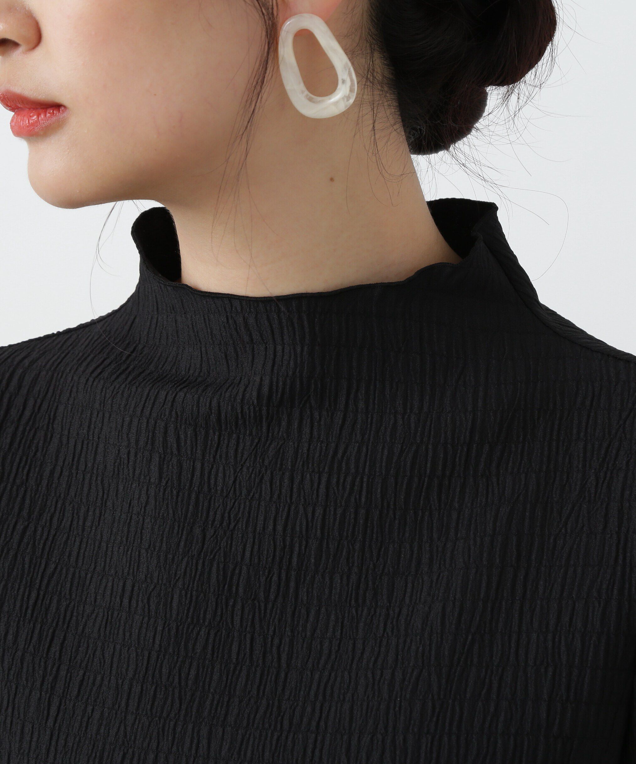  「楊柳カットロングワンピース」|ワンピース|