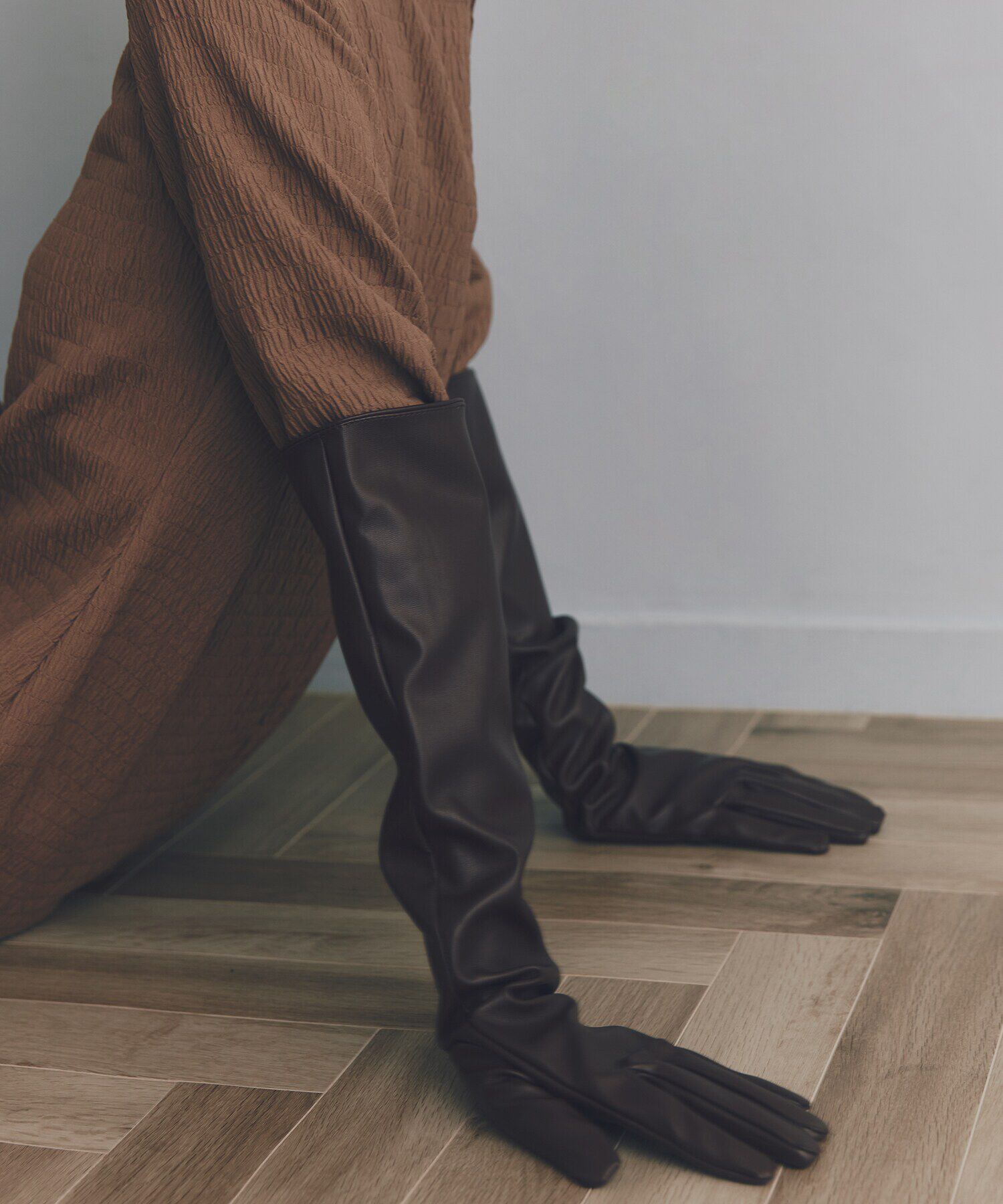  「楊柳カットロングワンピース」|ワンピース|