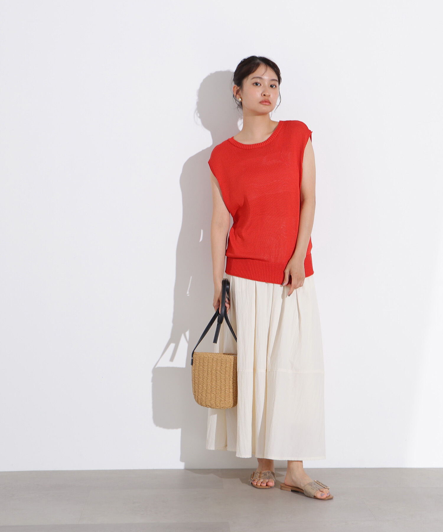  「ボリュームフレアスカート」|スカート|