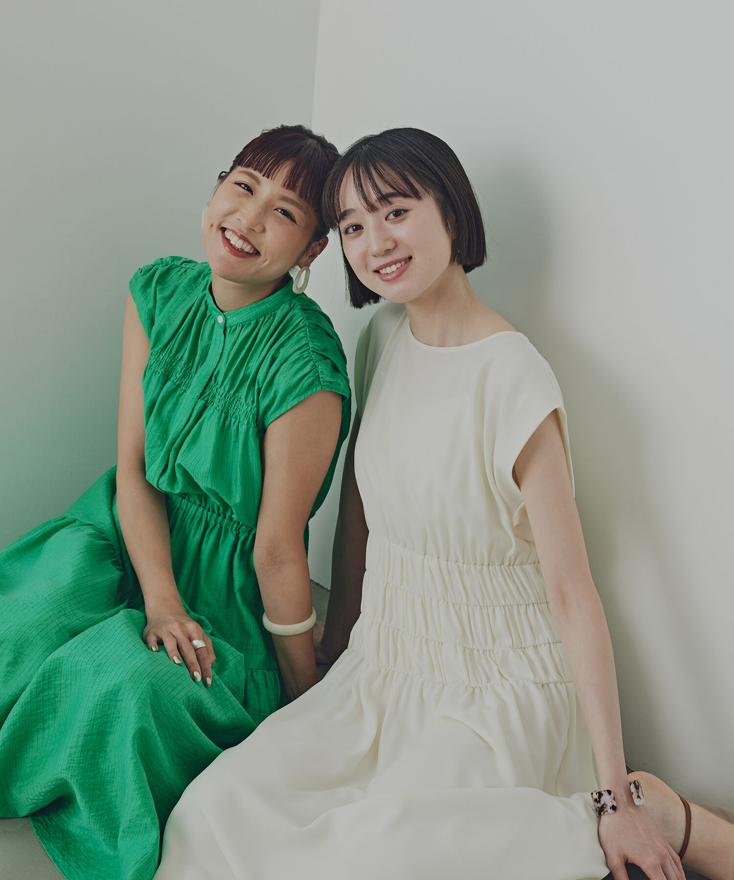  「フレンチスリーブギャザーワンピース」|ワンピース|