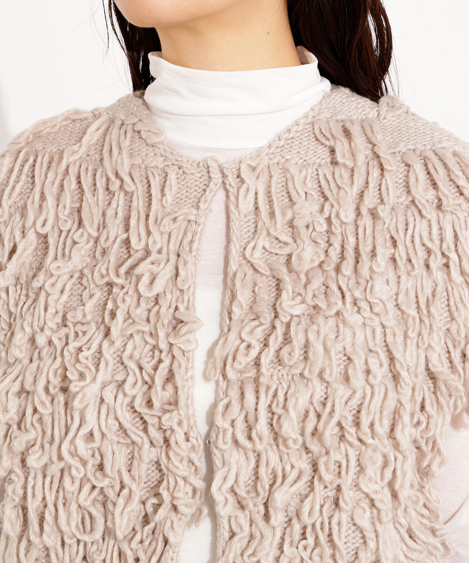  「ループニットベスト」|ニット・セーター|