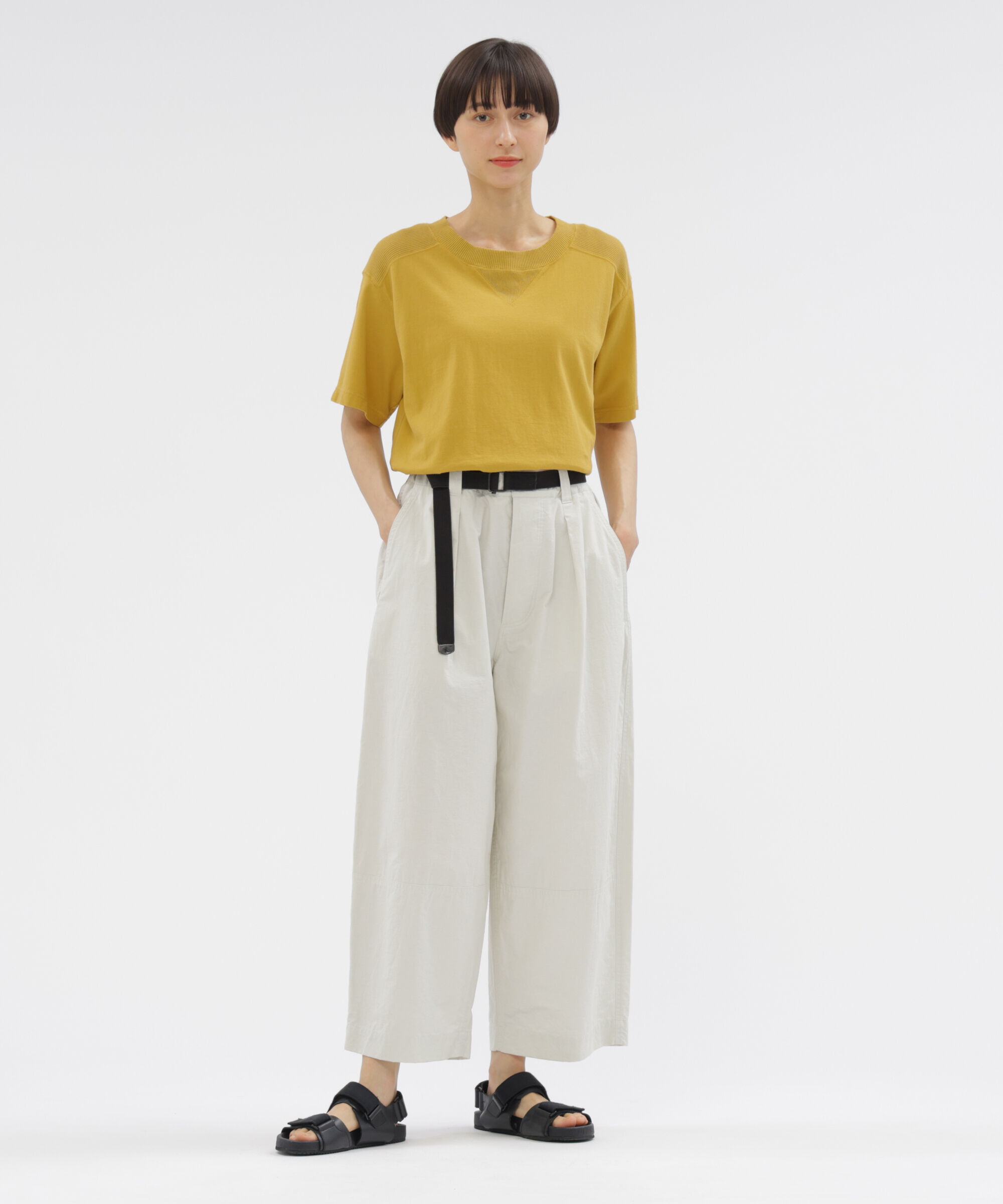 MHL.「GARMENT DYE LIGHT DRY JERSEY TOP」|Tシャツ・カットソー|