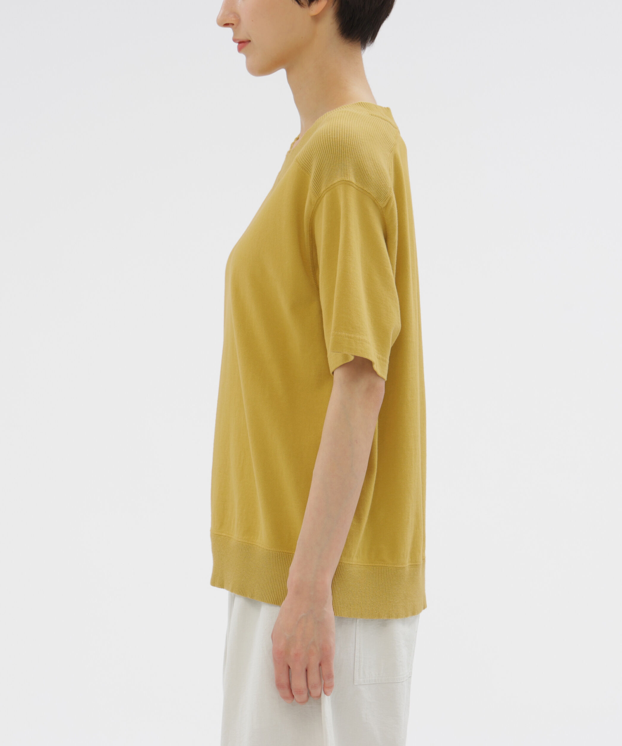 MHL.「GARMENT DYE LIGHT DRY JERSEY TOP」|Tシャツ・カットソー|