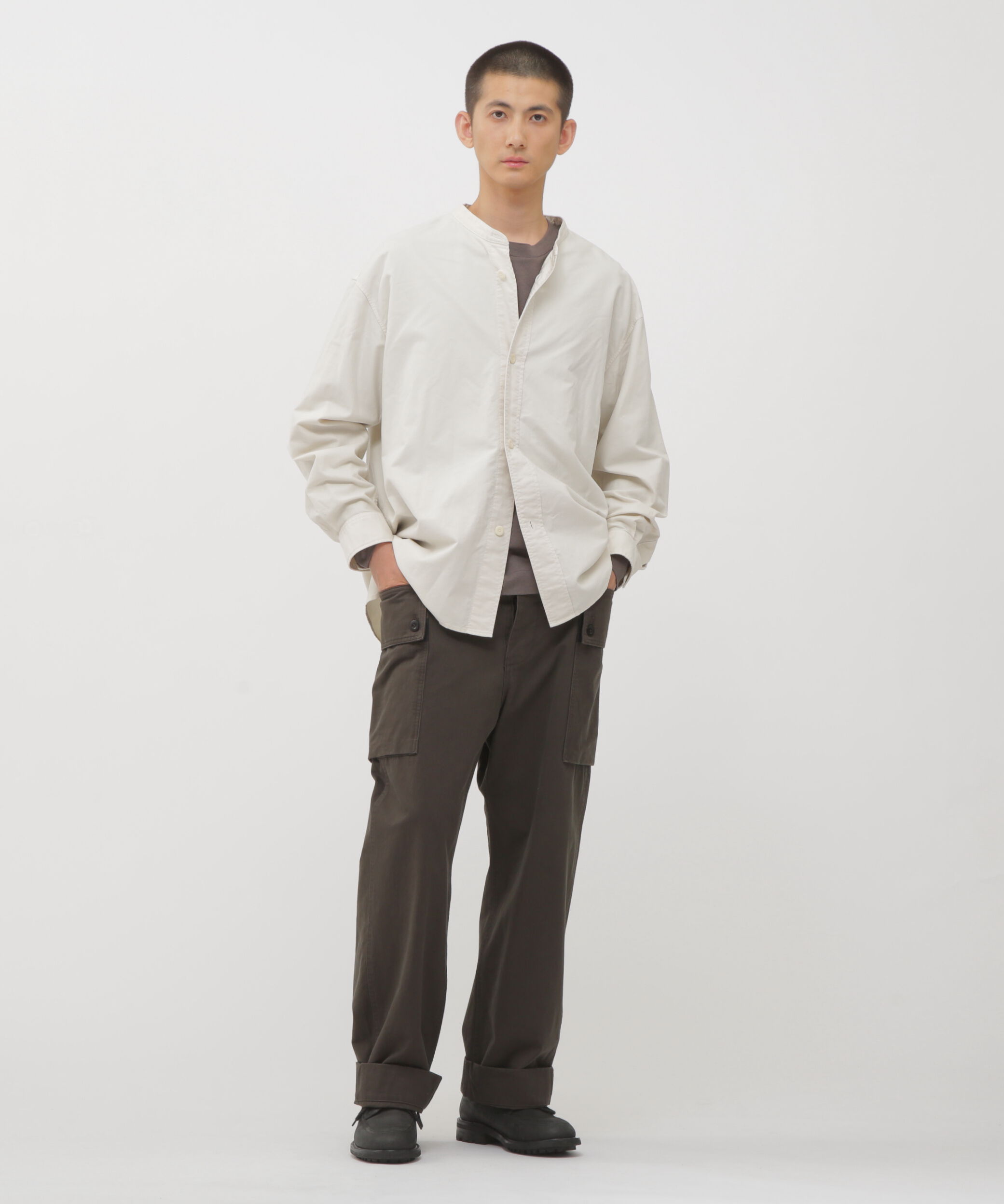 MHL.「SOFT HOPSACK SHIRT」|シャツ・ブラウス|