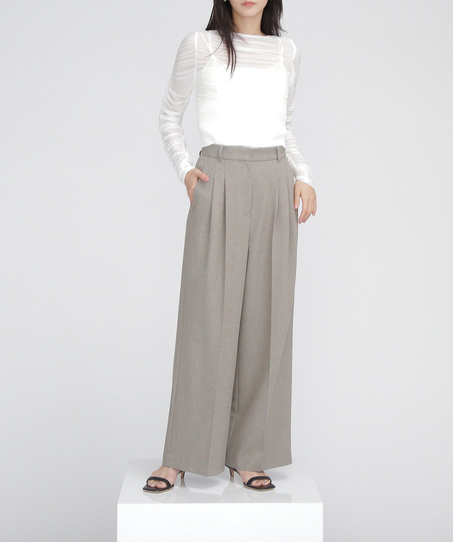  「タックワイドパンツ」|その他|