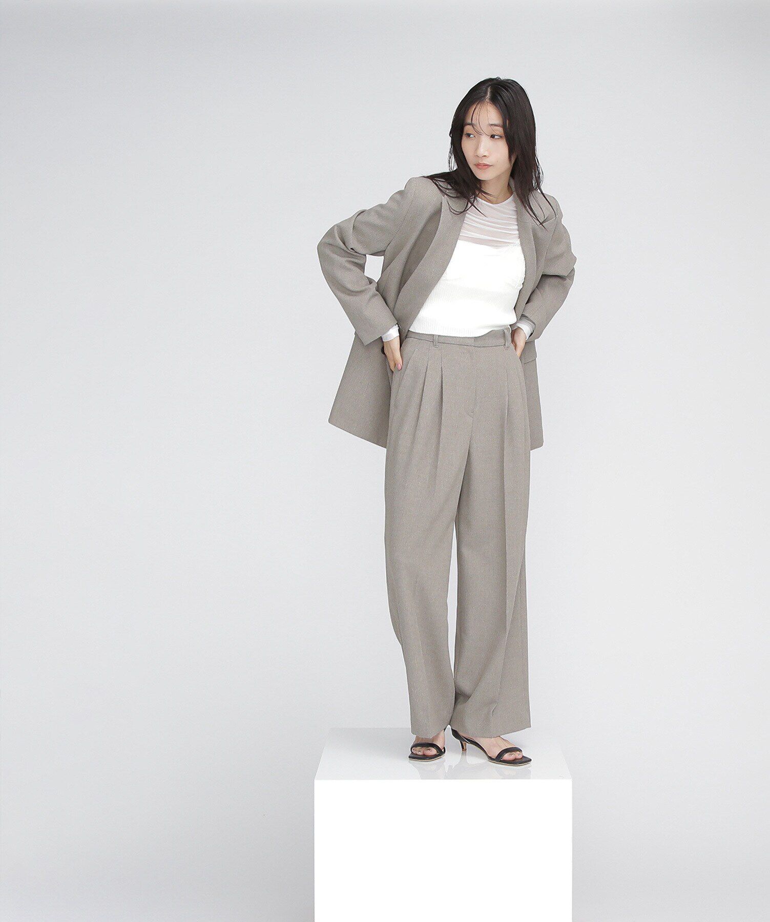  「タックワイドパンツ」|その他|