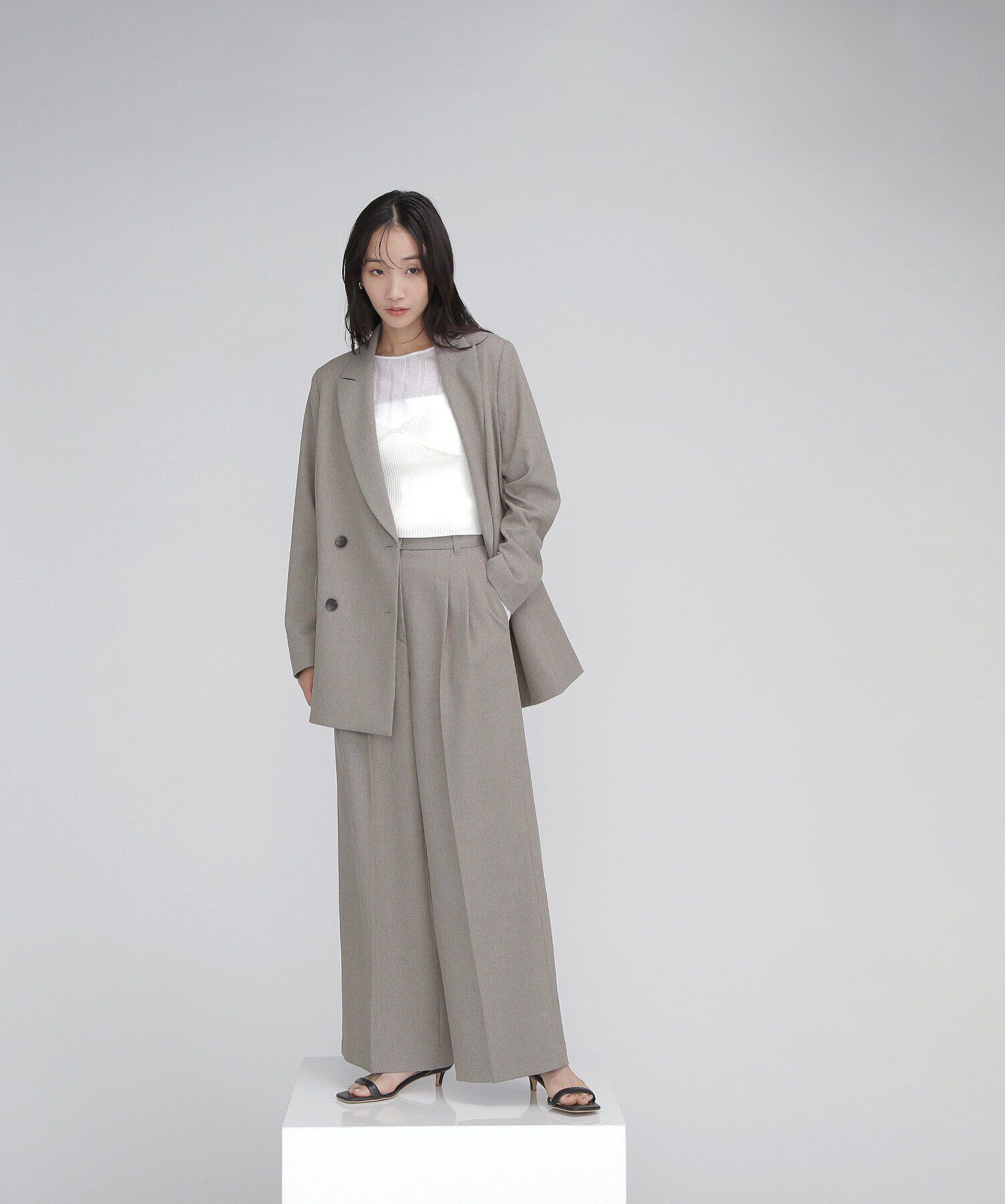  「タックワイドパンツ」|その他|