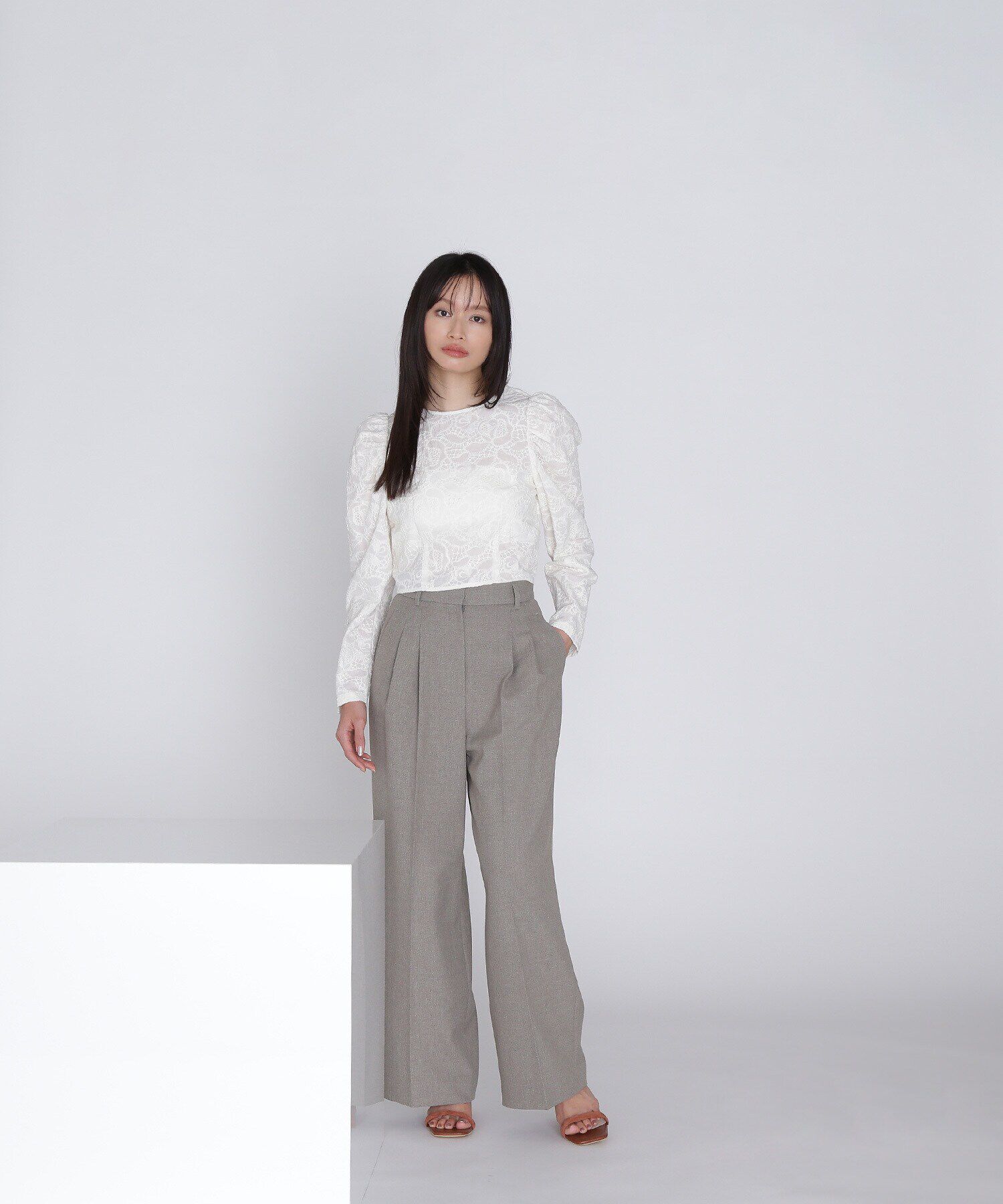  「タックワイドパンツ」|その他|