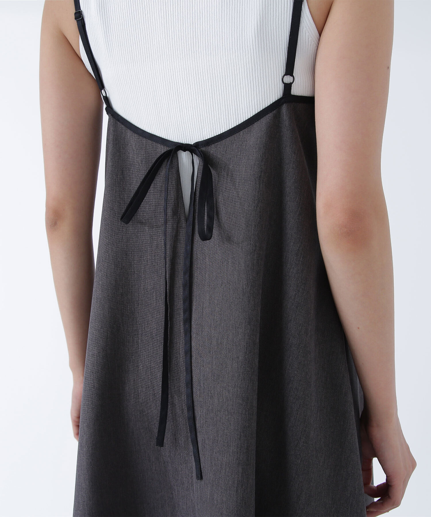  「バイカラーキャミワンピース」|ワンピース|