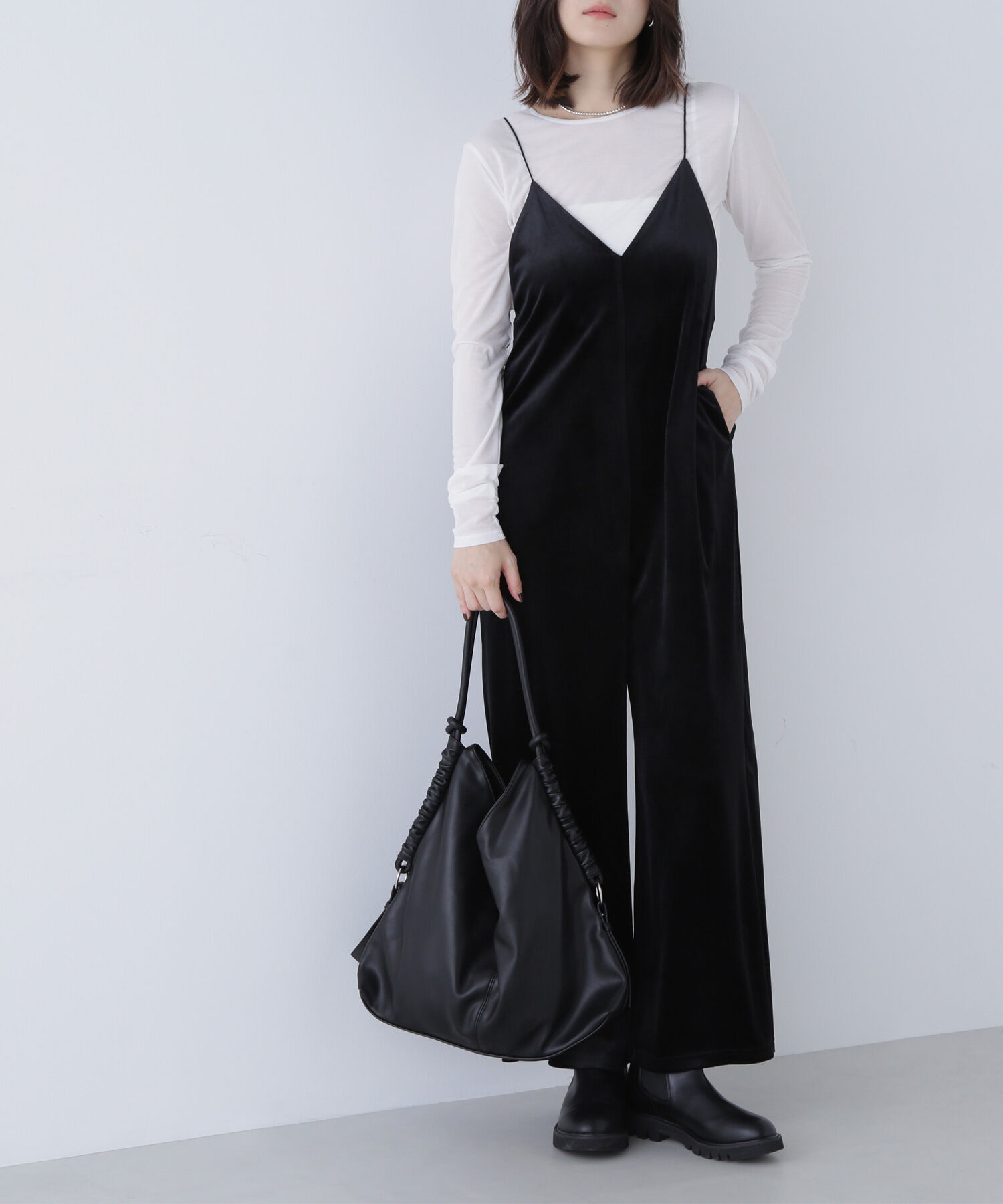  「サイドベルトギャザーショルダーバッグ」|ショルダー・メッセンジャー|