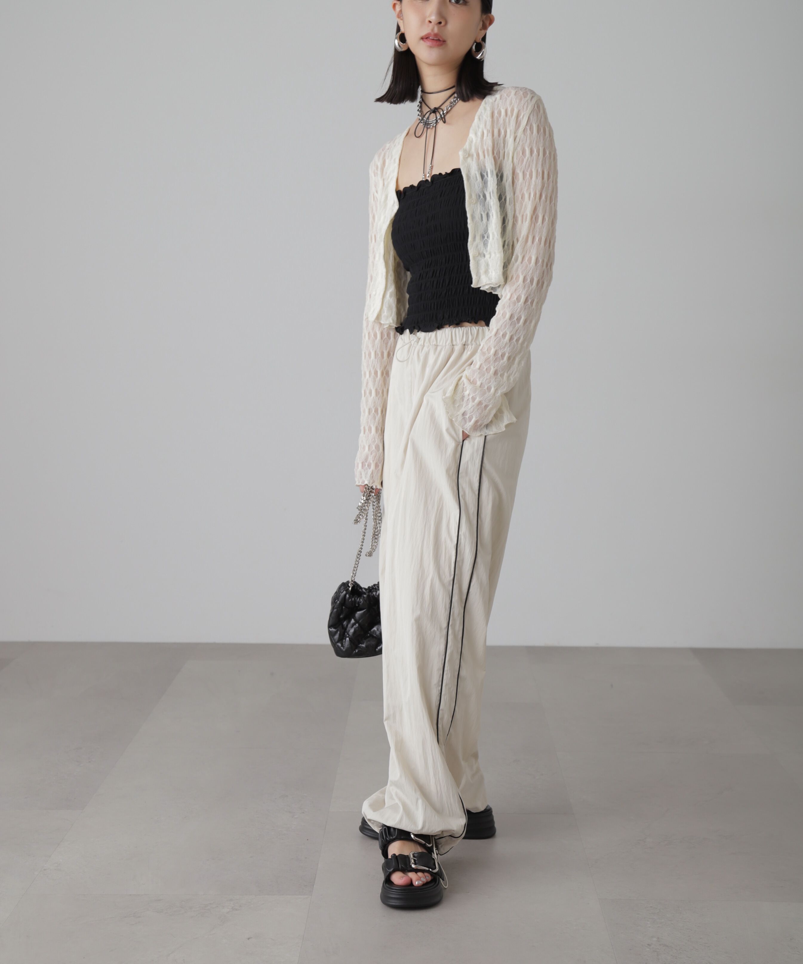  「シアーチュールカーディガン」|Tシャツ・カットソー|