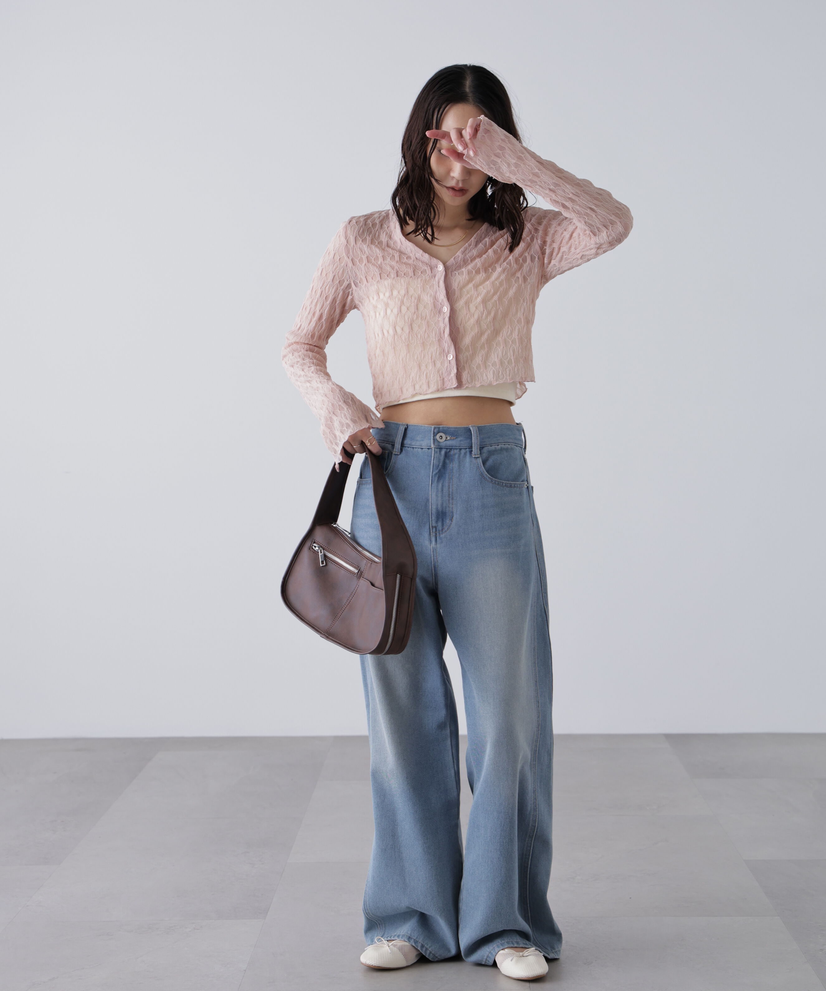  「シアーチュールカーディガン」|Tシャツ・カットソー|