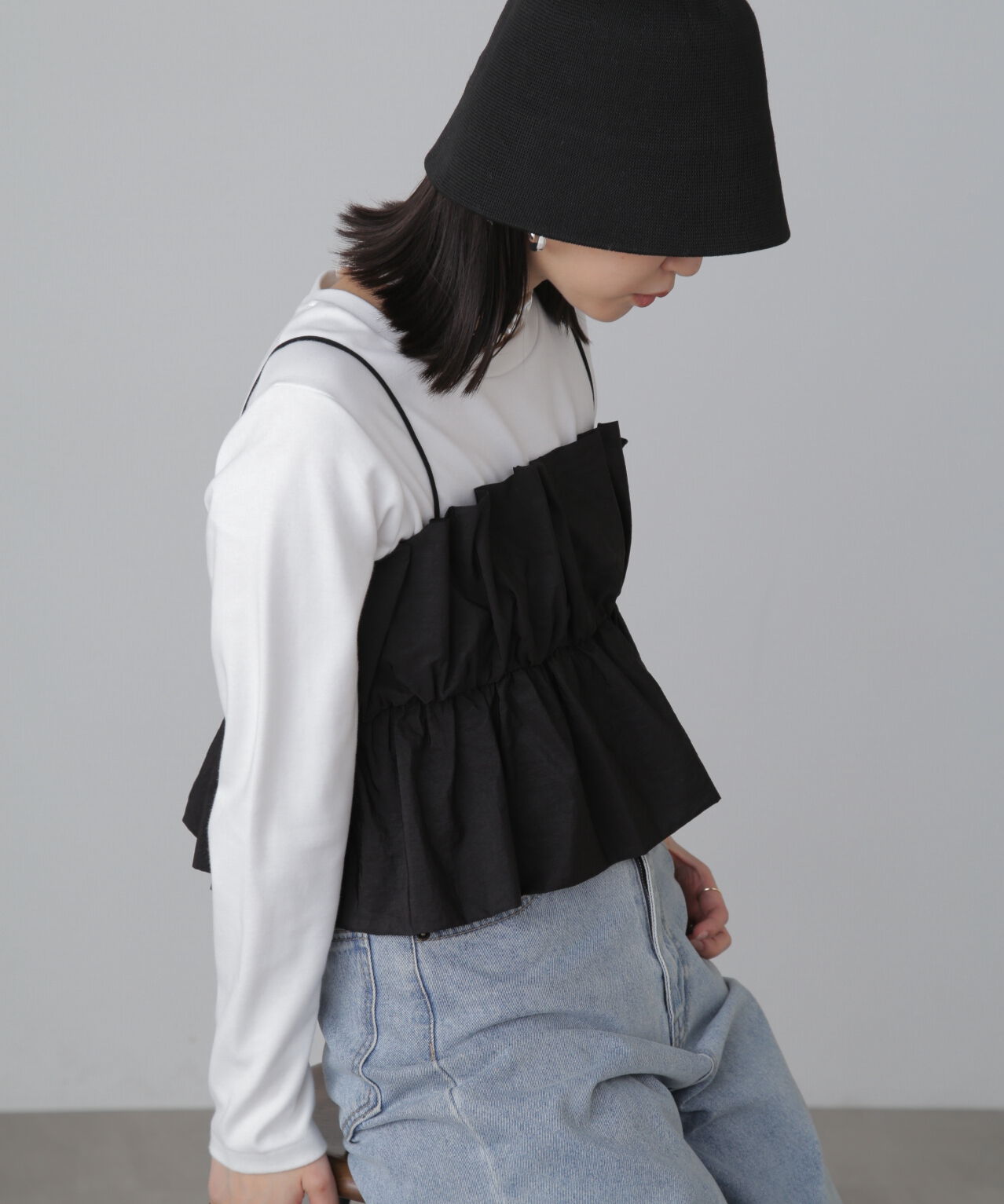  「シャイニーキャミソールビスチェ」|シャツ・ブラウス|