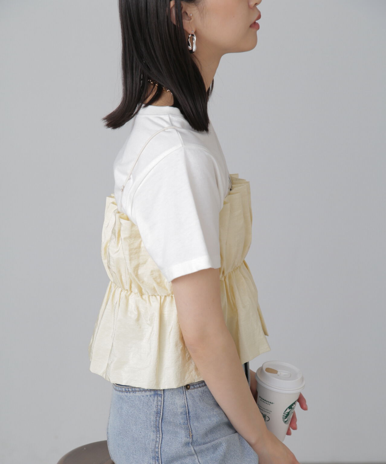  「シャイニーキャミソールビスチェ」|シャツ・ブラウス|