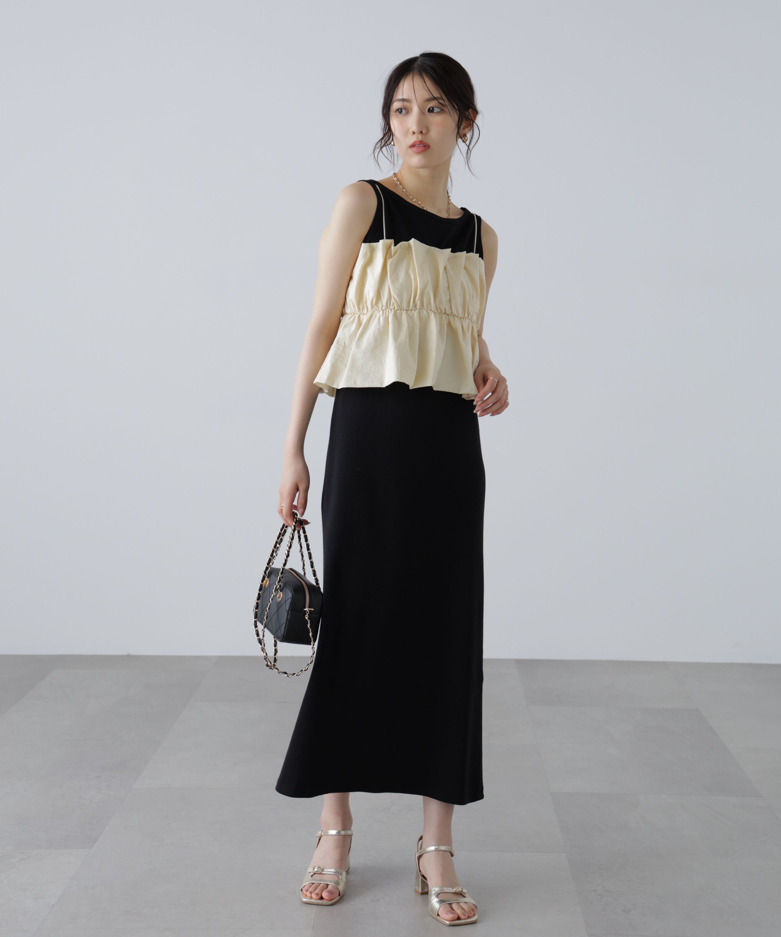  「シャイニーキャミソールビスチェ」|シャツ・ブラウス|