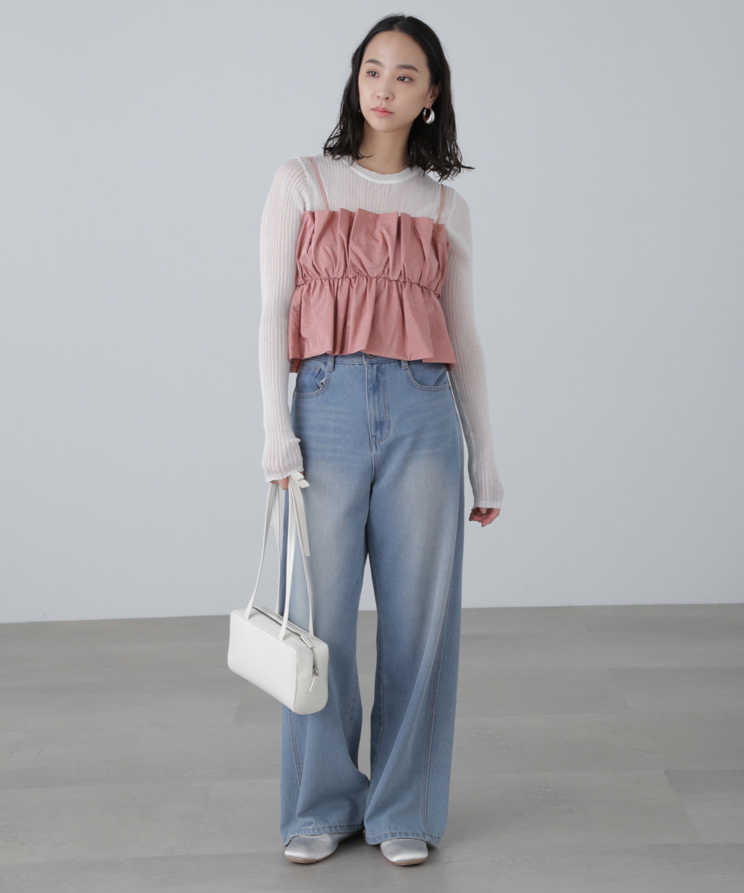  「シャイニーキャミソールビスチェ」|シャツ・ブラウス|