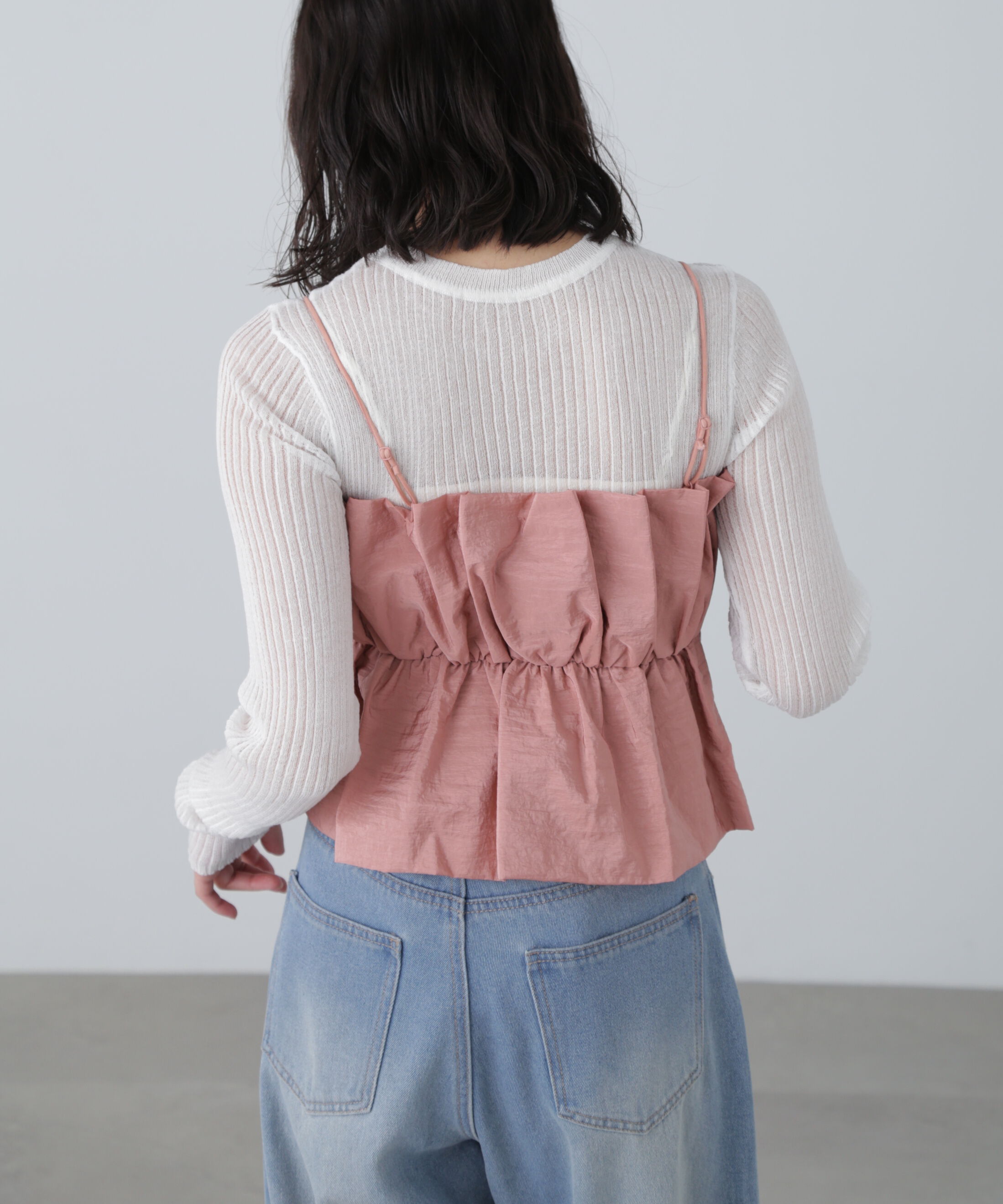  「シャイニーキャミソールビスチェ」|シャツ・ブラウス|