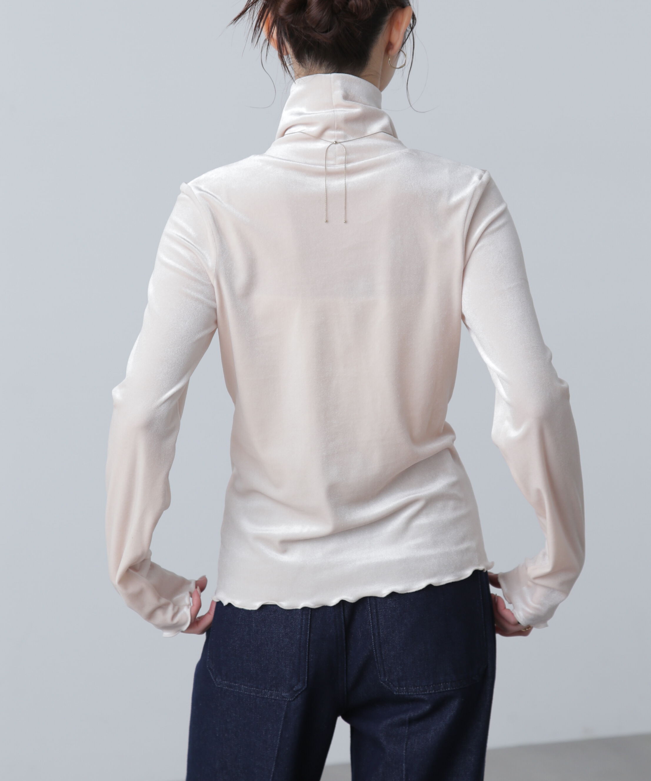  「ベロアタートルカットソー」|Tシャツ・カットソー|