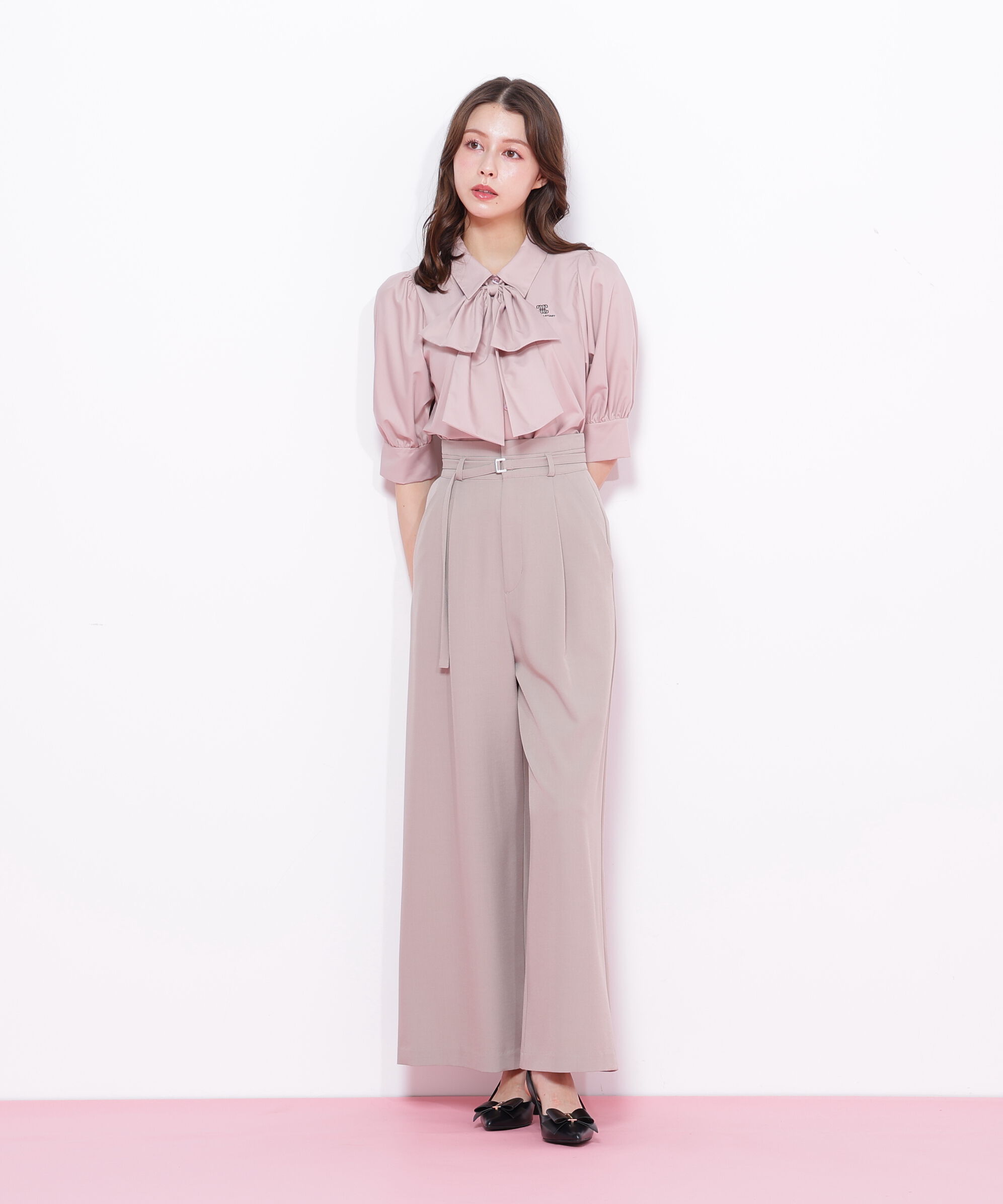  「リボンボウタイブラウス」|シャツ・ブラウス|