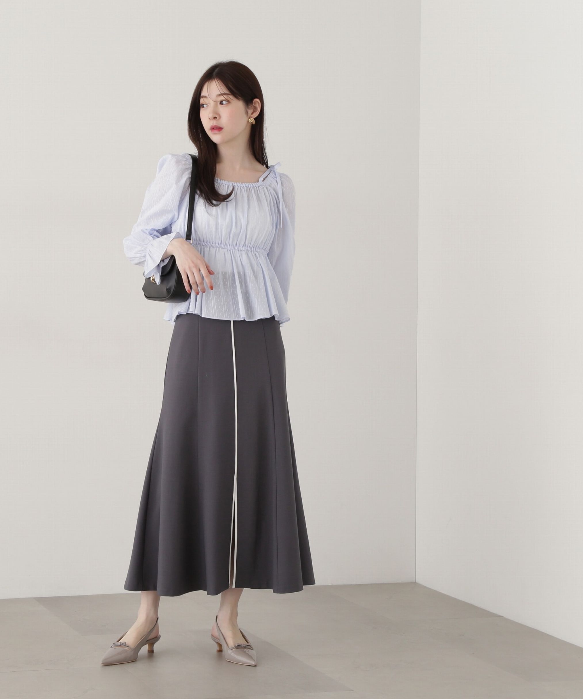 PROPORTION BODY DRESSING「フロントスリットマーメイドスカート」|スカート|