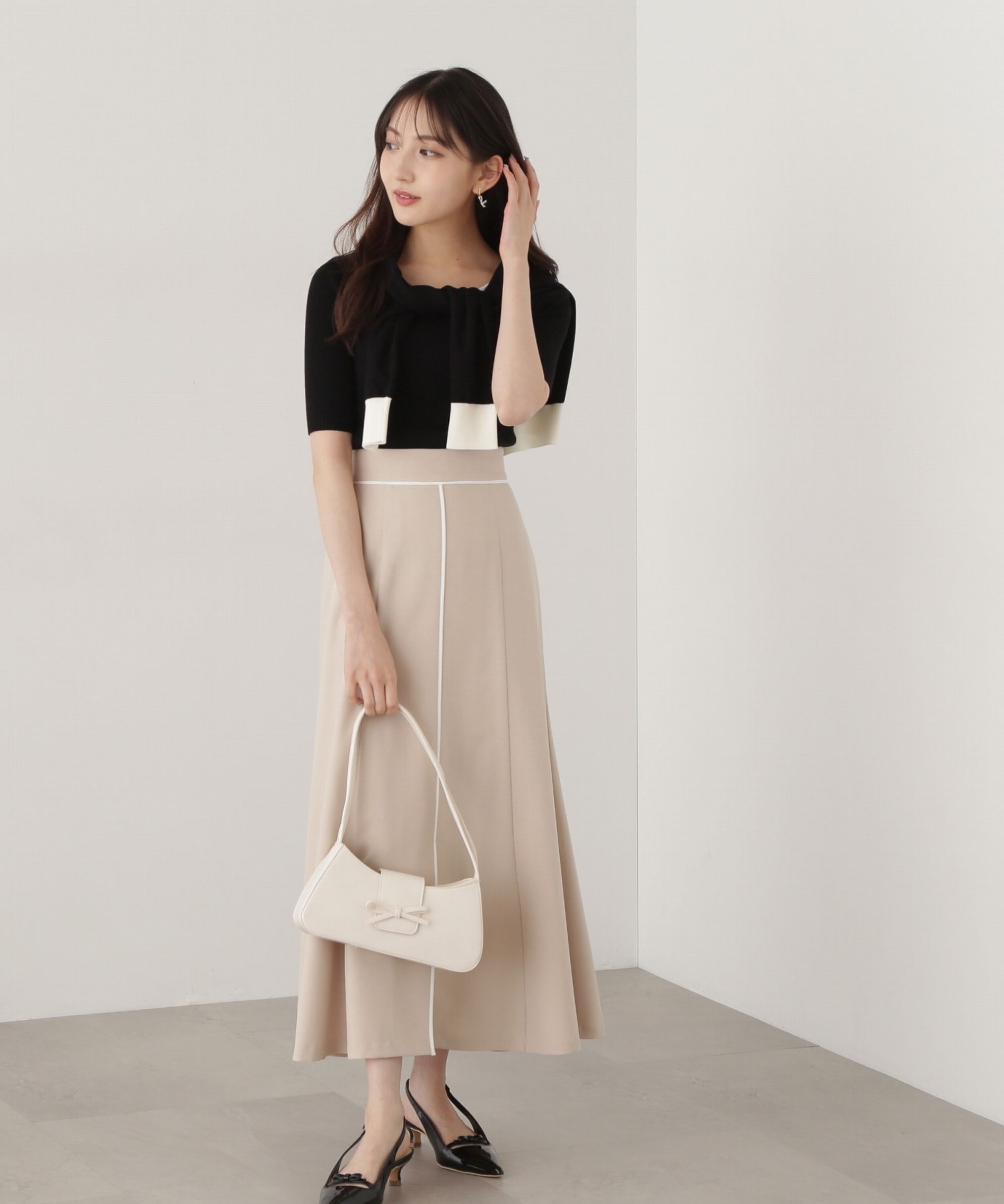 PROPORTION BODY DRESSING「フロントスリットマーメイドスカート」|スカート|