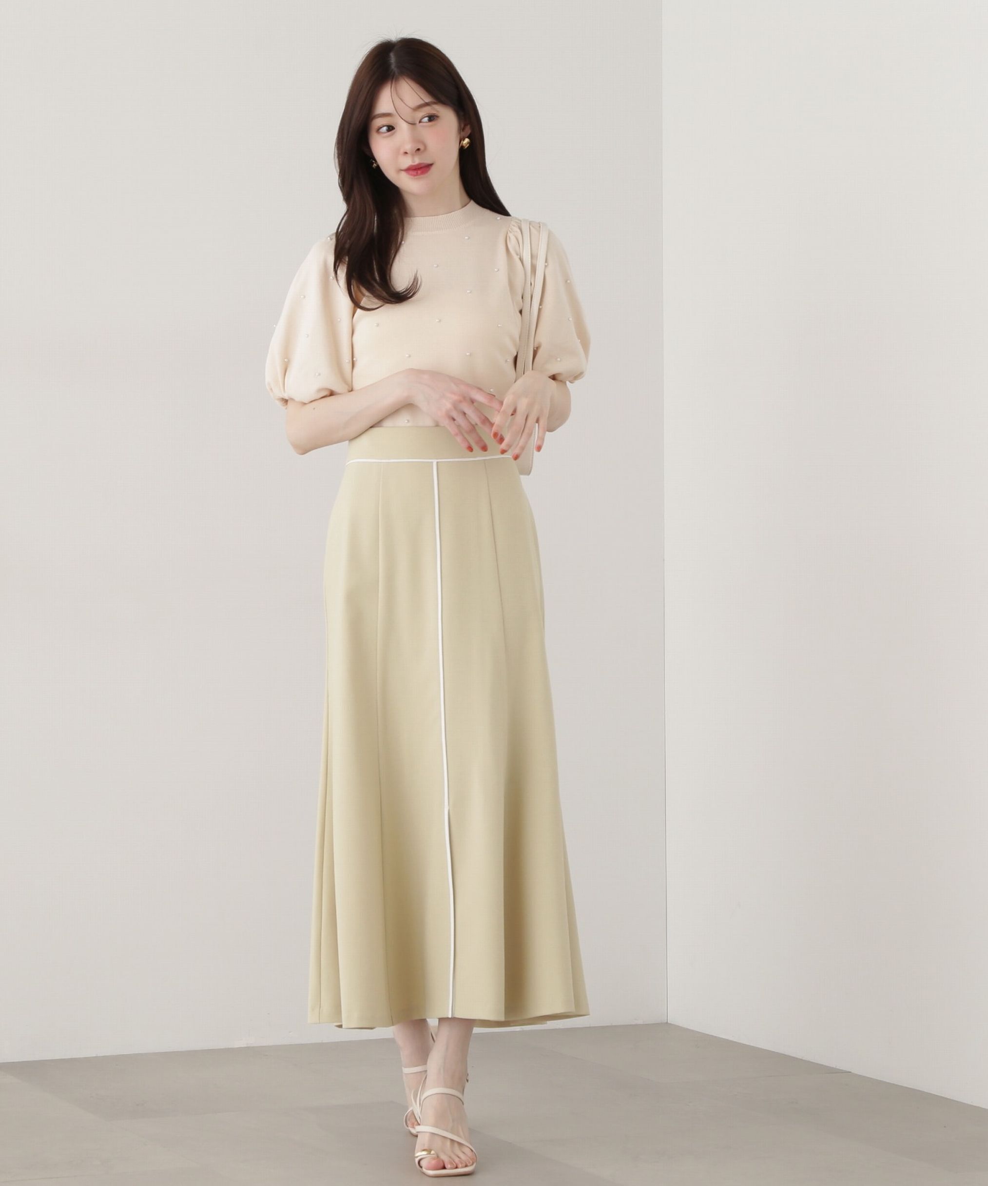 PROPORTION BODY DRESSING「フロントスリットマーメイドスカート」|スカート|