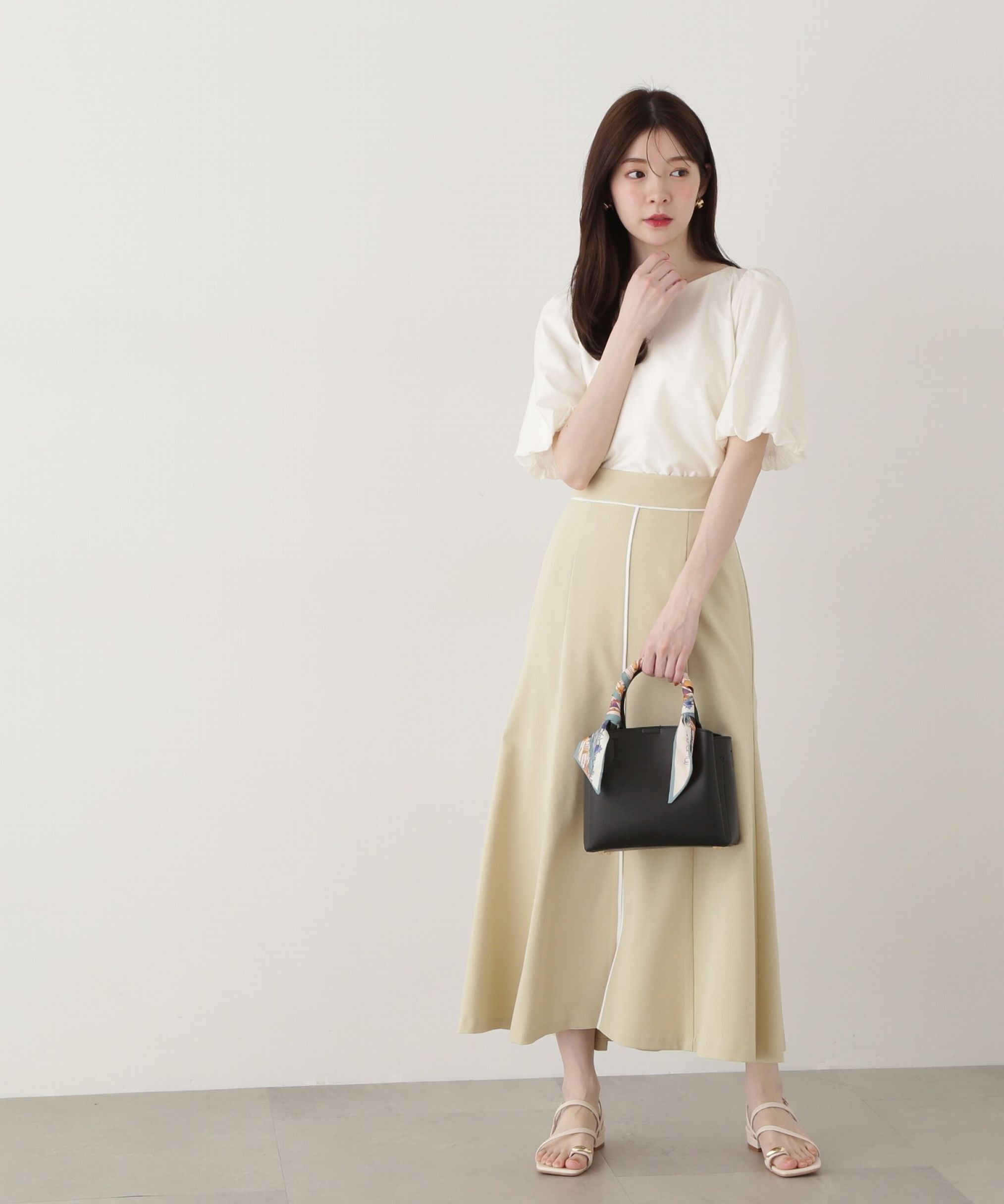 PROPORTION BODY DRESSING「フロントスリットマーメイドスカート」|スカート|