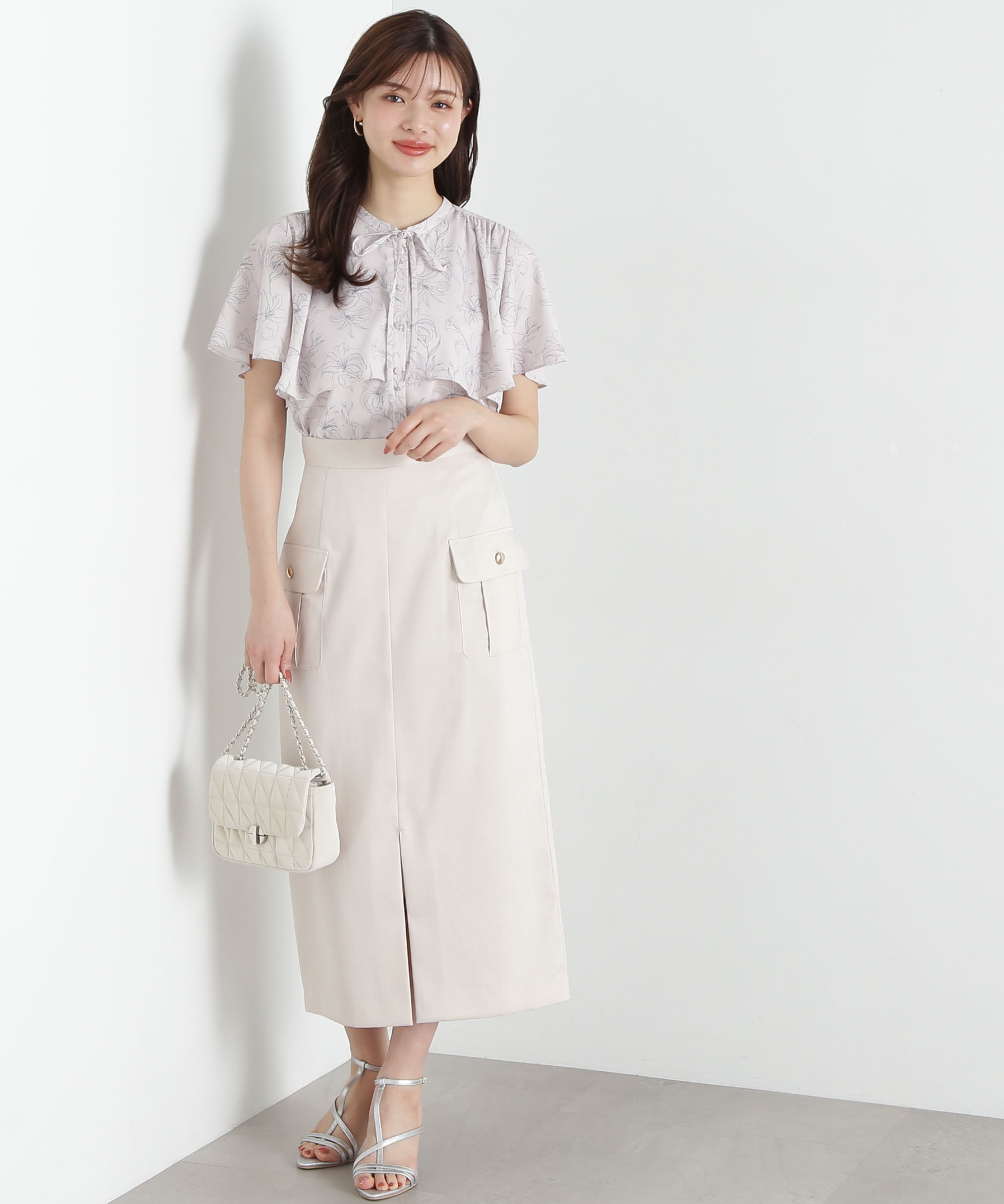 PROPORTION BODY DRESSING「ポケット付きナロースカート」|スカート|