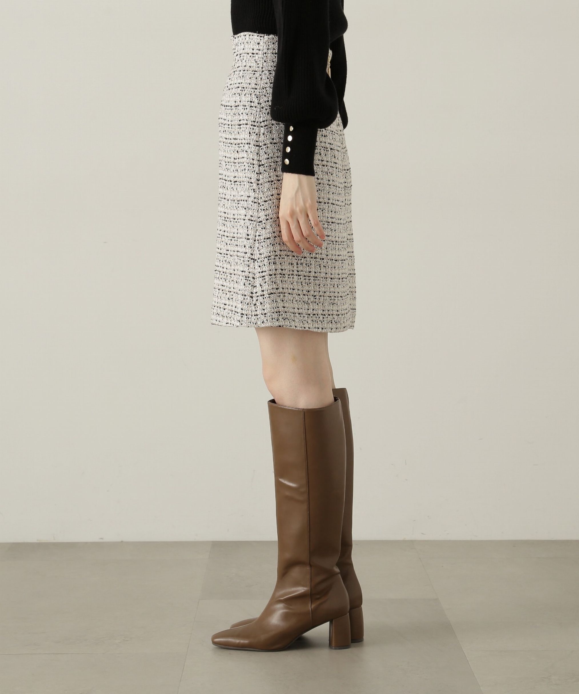 PROPORTION BODY DRESSING「ミックスツイードミニスカート WEB限定」|スカート|