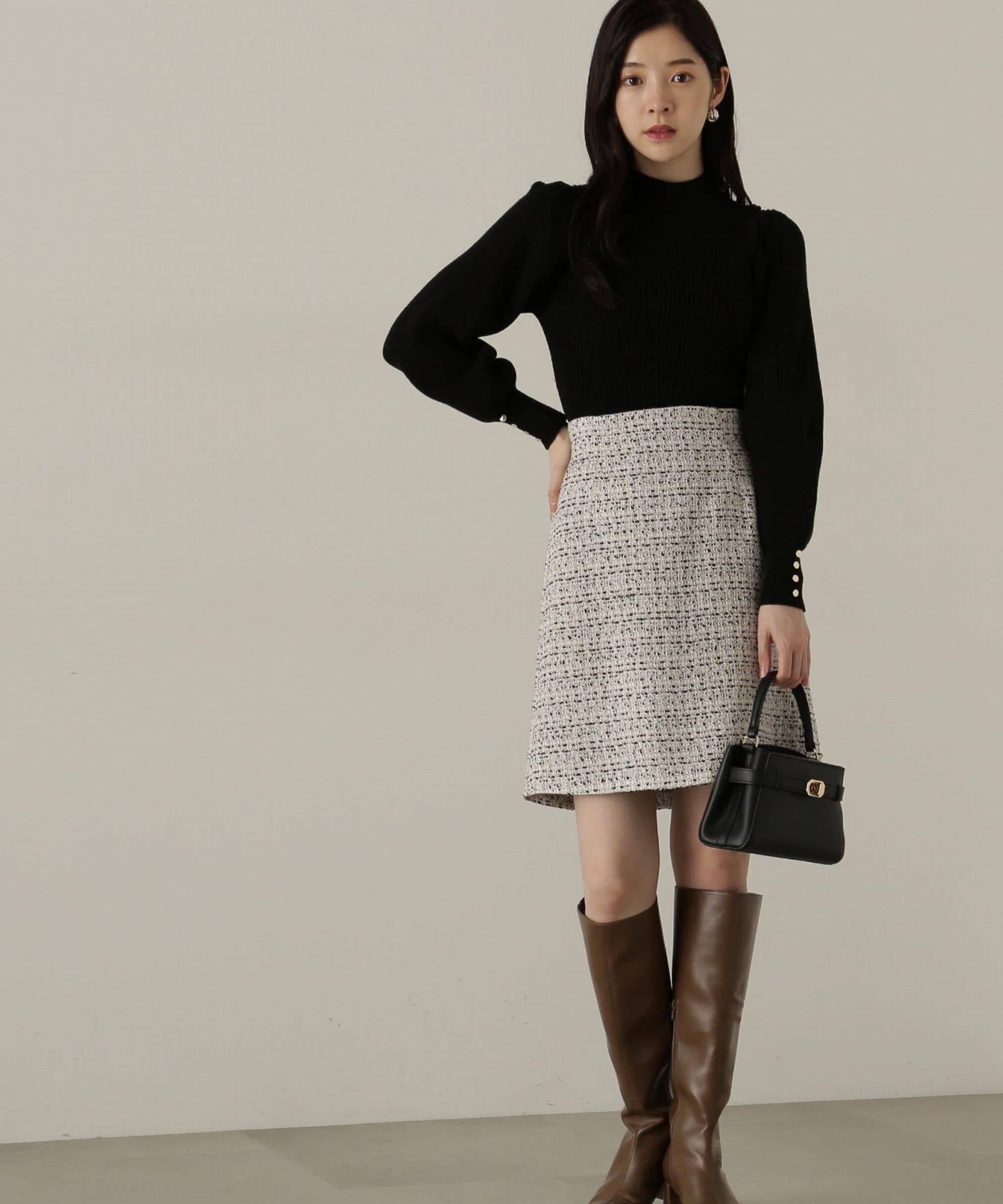 PROPORTION BODY DRESSING「ミックスツイードミニスカート WEB限定」|スカート|