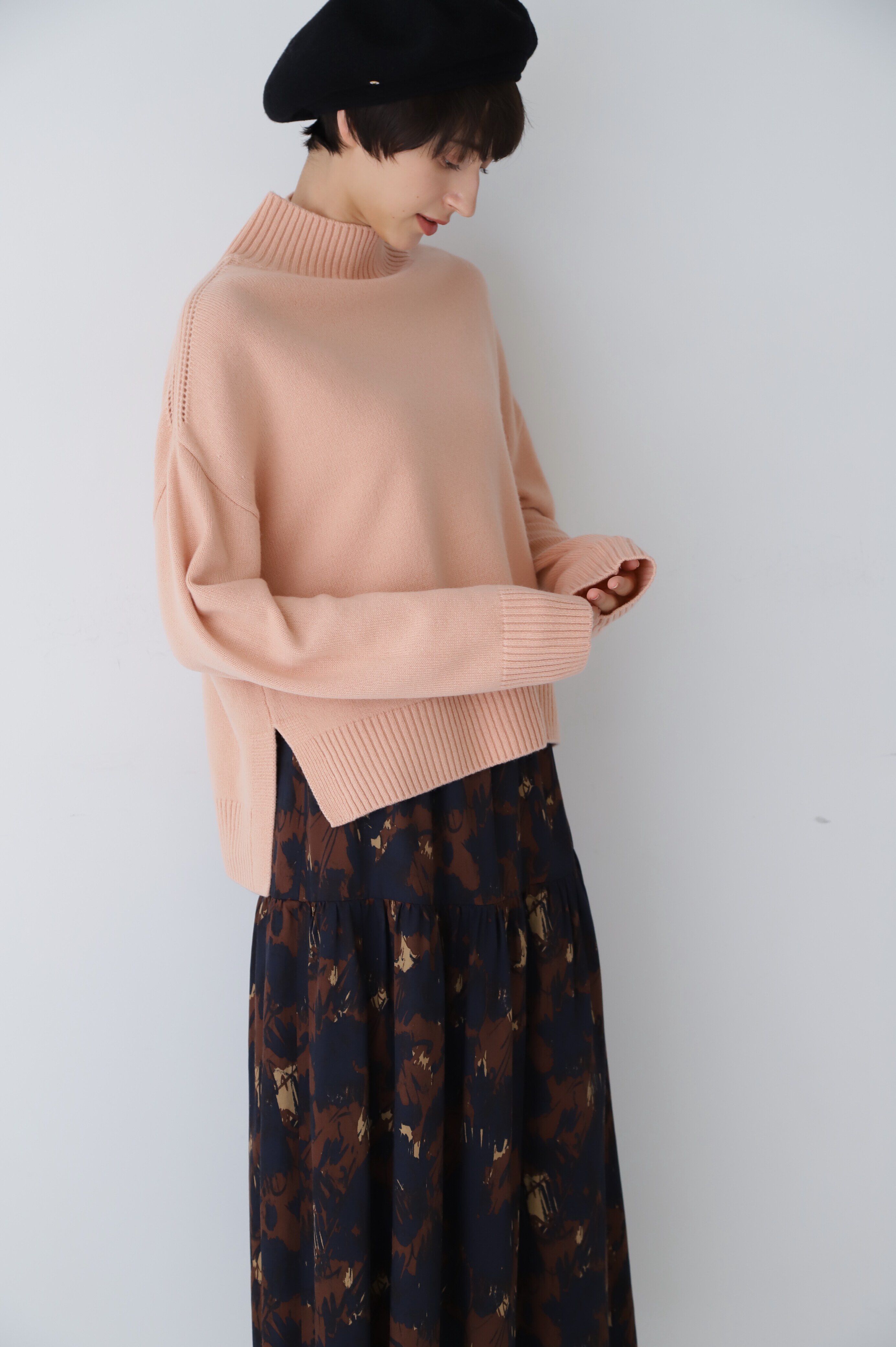  「◆ウールカシミヤプルオーバー」|ニット・セーター|サーモンオレ