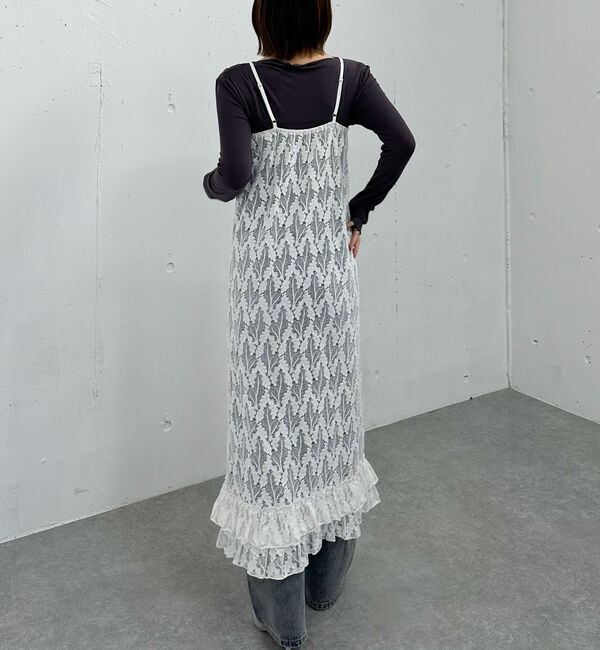 archives「レイヤードレースフリルキャミワンピース」|ワンピース|