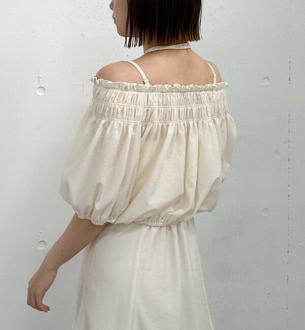 archives「マルチｗａｙオフショルブラウス&times;キャミワンピースＳＥＴ」|ワンピース|