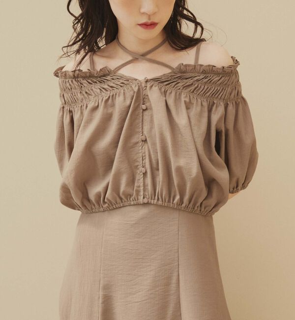 archives「マルチｗａｙオフショルブラウス&times;キャミワンピースＳＥＴ」|ワンピース|