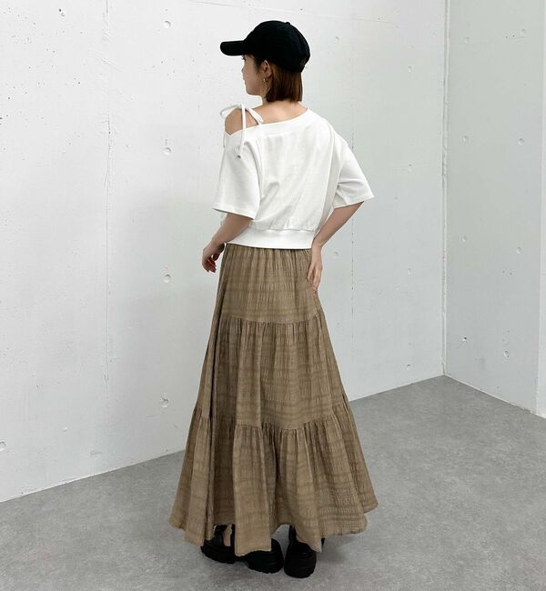 archives「肩リボンワンショルスウェット」|Tシャツ・カットソー|