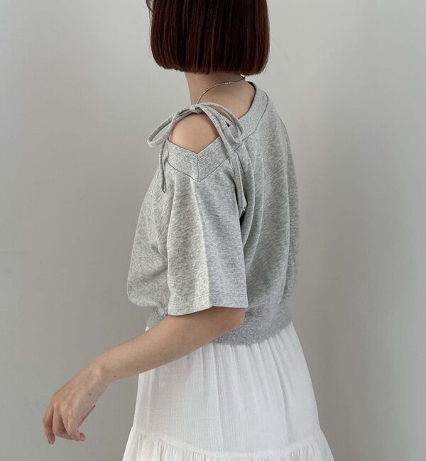 archives「肩リボンワンショルスウェット」|Tシャツ・カットソー|