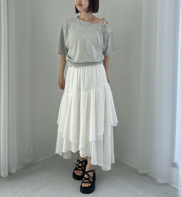 archives「肩リボンワンショルスウェット」|Tシャツ・カットソー|