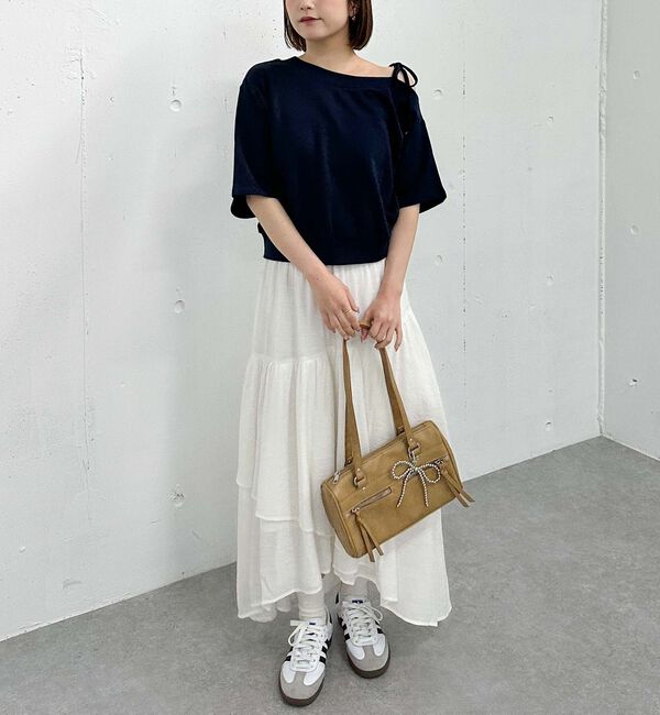 archives「肩リボンワンショルスウェット」|Tシャツ・カットソー|