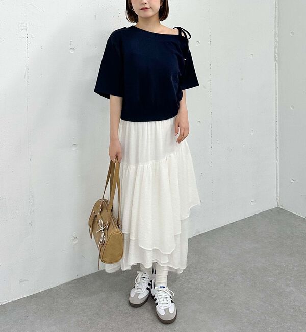 archives「肩リボンワンショルスウェット」|Tシャツ・カットソー|