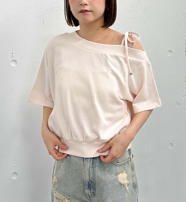 archives「肩リボンワンショルスウェット」|Tシャツ・カットソー|