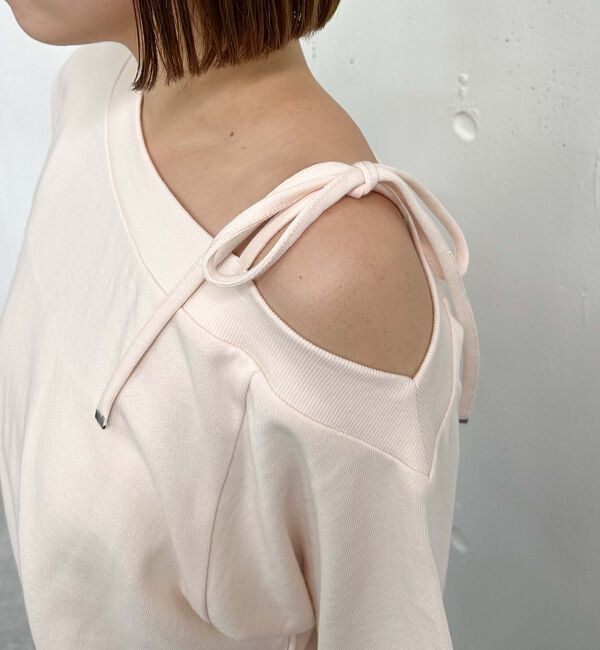 archives「肩リボンワンショルスウェット」|Tシャツ・カットソー|