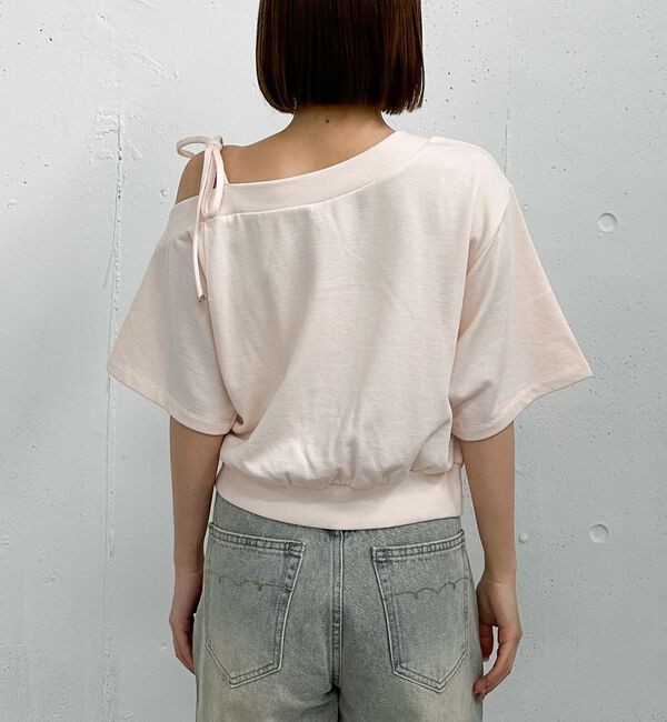 archives「肩リボンワンショルスウェット」|Tシャツ・カットソー|
