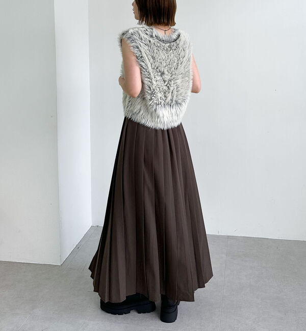 archives「グラデーションロングフェザーニットベスト」|ニット・セーター|