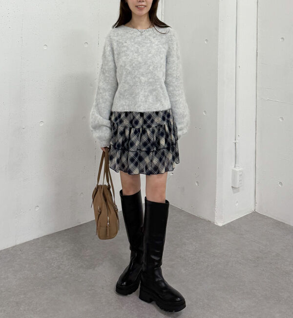 archives「バックリボンブラッシュニットプルオーバー」|ニット・セーター|