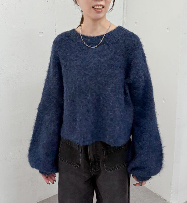 archives「バックリボンブラッシュニットプルオーバー」|ニット・セーター|